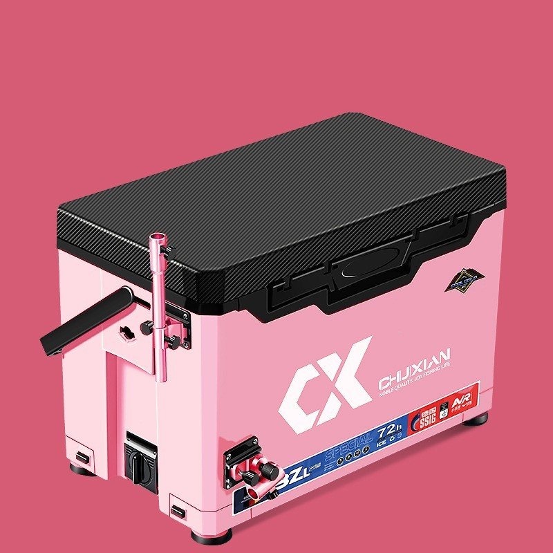 Thùng câu đài CX CHUXIAN 32L màu hồng