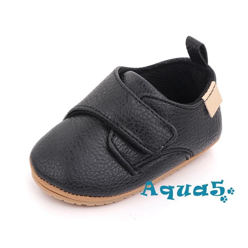 Aqua-giày Da pu Đế Mềm Cho Bé Tập Đi