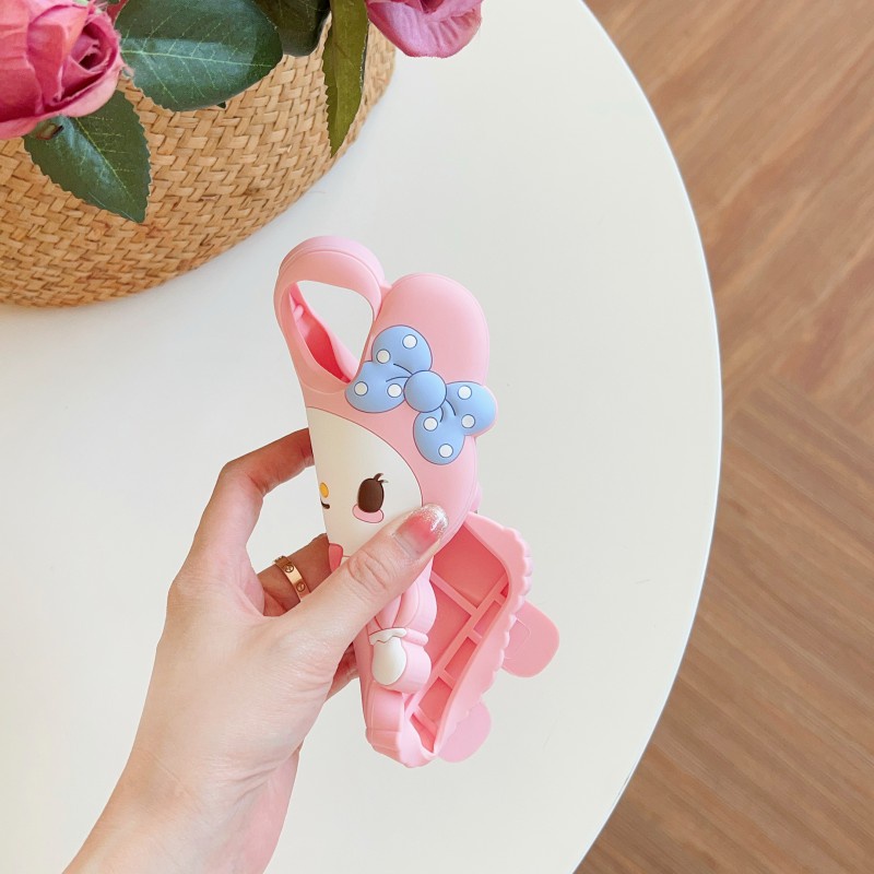 SANRIO Ôp Điện Thoại Silicon Dẻo Họa Tiết Hoạt Hình melody Dễ Thương Cho iphone 15 14 13 12 pro max 11 13pro 14pro 15pro Ốp