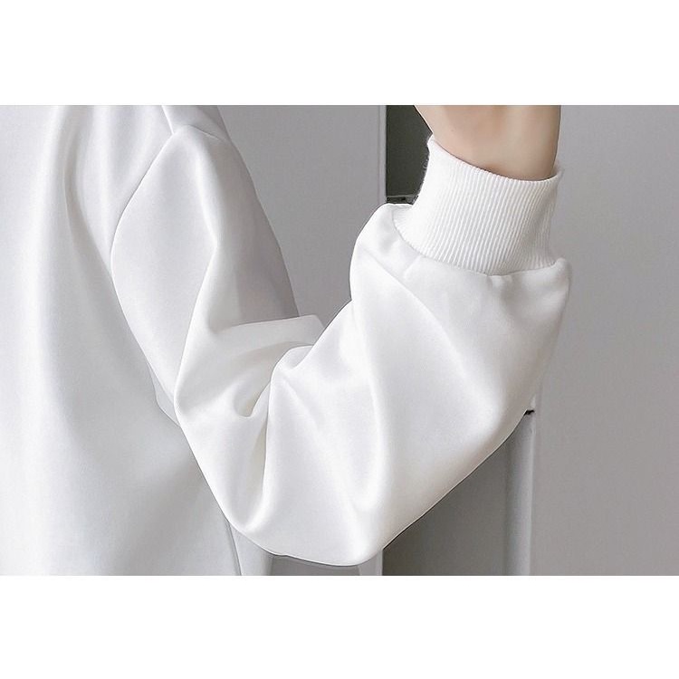 Áo sweater Mỏng Dáng Rộng Cổ Tròn In Hoạt Hình Kiểu Phương Tây Thời Trang Mùa Thu 2023 plus Cho Mẹ Bầu