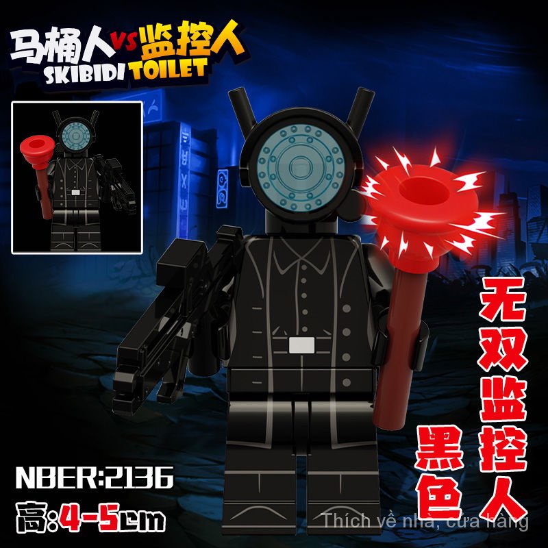 Super TV man small doll Toilet Man vs monitor man compatible with Lego building blocks cheap children's toys GISP