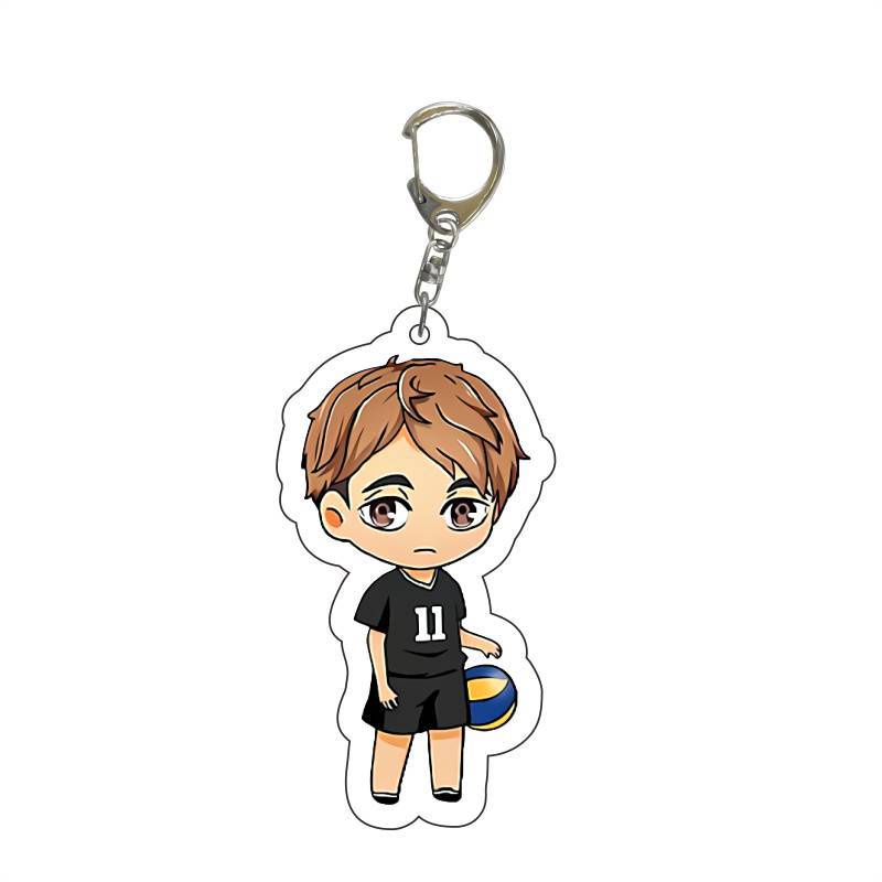 Haikyuu Móc Chìa Khóa acrylic In Hình Nhân Vật Hoạt Hình Nhật Bản tobio Kina hinata shoyo