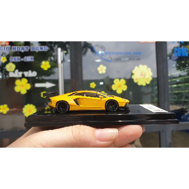 Xe Mô Hình Lamborghini Aventador 1.0 1:64 JEC