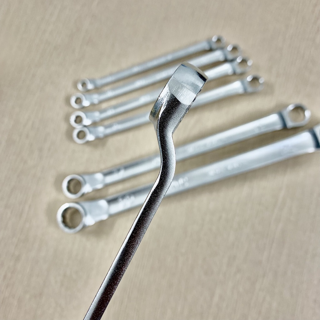 🎌Made in Japan🎌Cờ lê hai đầu tròng KTC Nhật - Bộ cờ lê nhật sử dụng trong hãng Yamaha và Honda VN