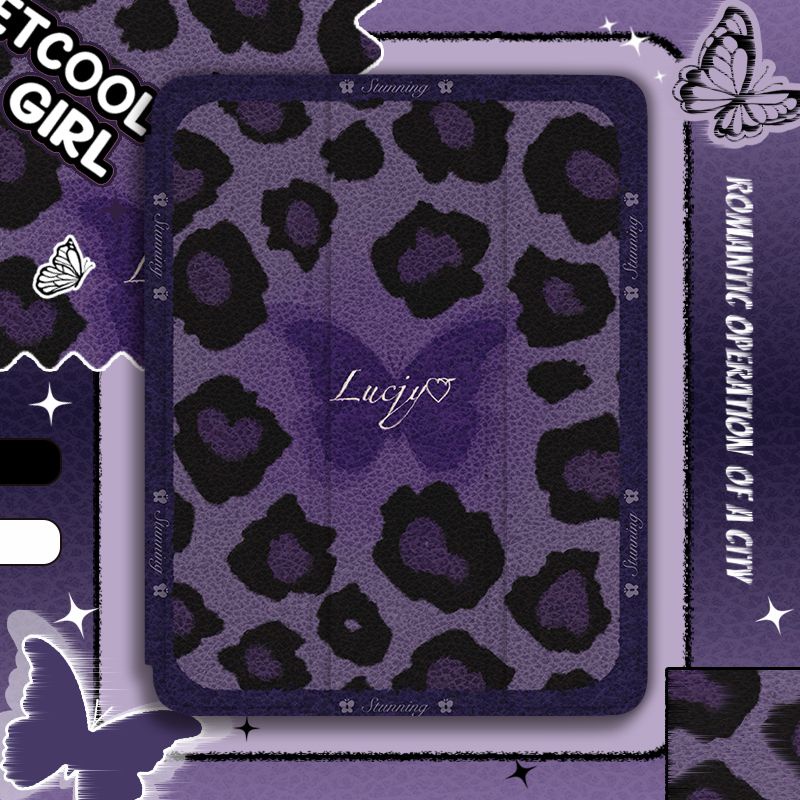 Ốp Máy Tính Bảng tpu Mềm Họa Tiết Da Báo Có Ngăn Đựng Bút Cho ipad gen10 7 / 8 / 9 pro11 "pro12.9" air4 air5 mini6