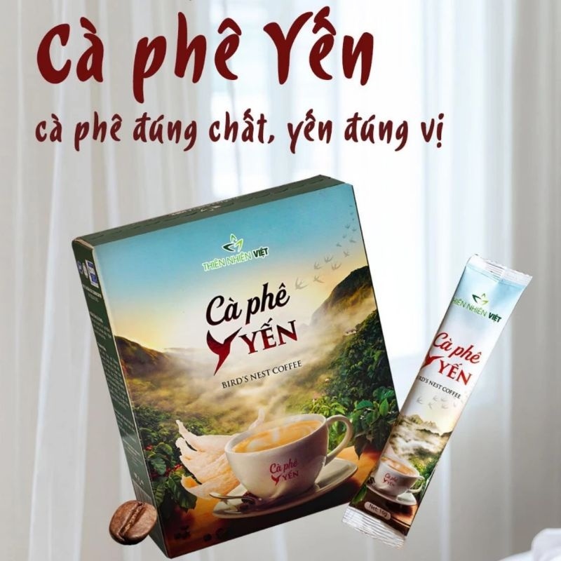 Cà Phê Yến Thiên Nhiên Việt hộp 10 gói Chính Hãng