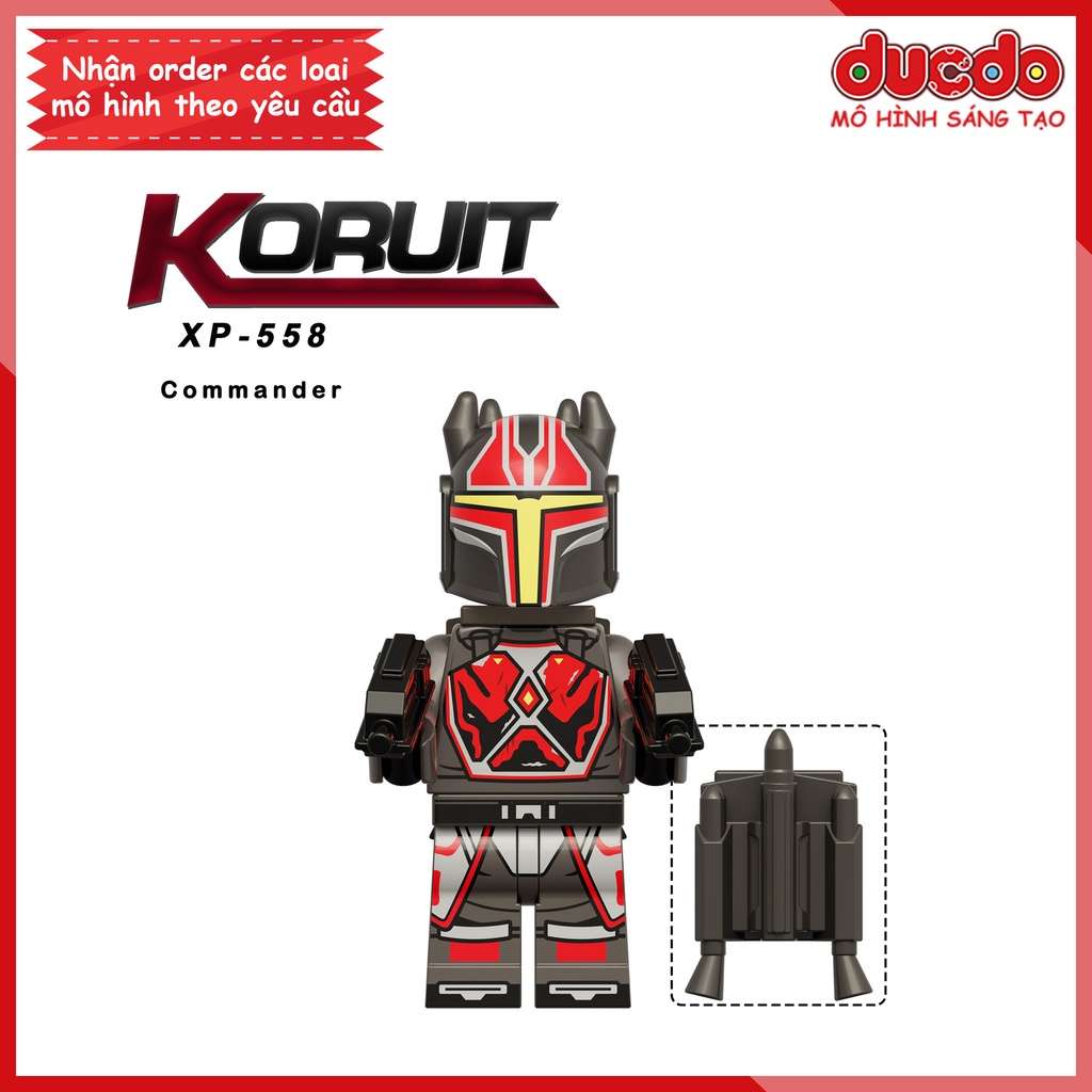 Minifigures nhân vật Chiến tranh giữa các vì sao - Đồ chơi Lắp ghép Xếp hình Mini Mô hình Koruit KT1074