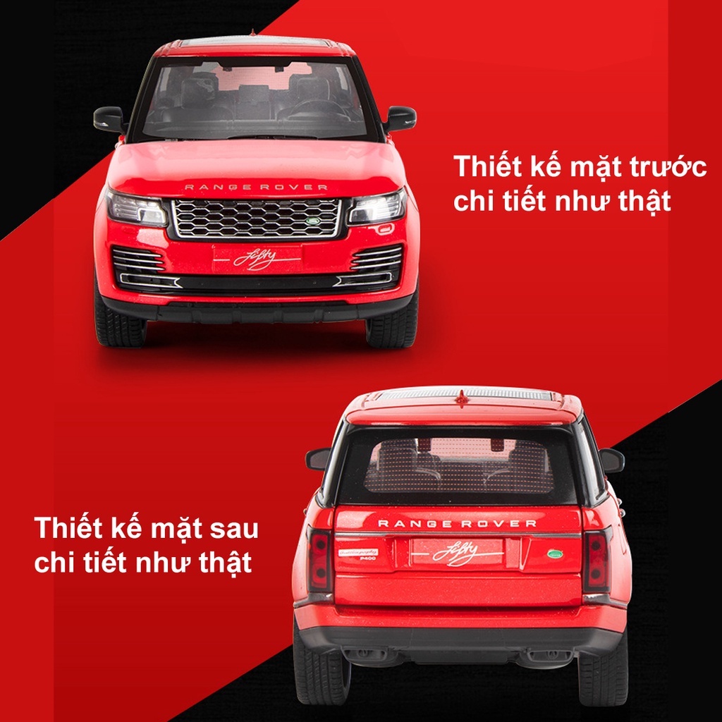 Mô hình xe ô tô kim loại Range Rover Toyzone bản kỷ niệm 50 năm kèm 1 nhân vật