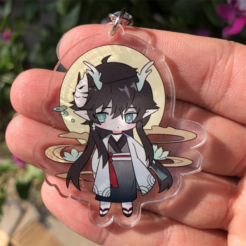 Móc khoá Game Honkai: Star Rail Imbibitor Lunae Dan Heng Keychain Anime Manga Nhật Bản Phụ Kiện Trang Trí Túi xách Balo