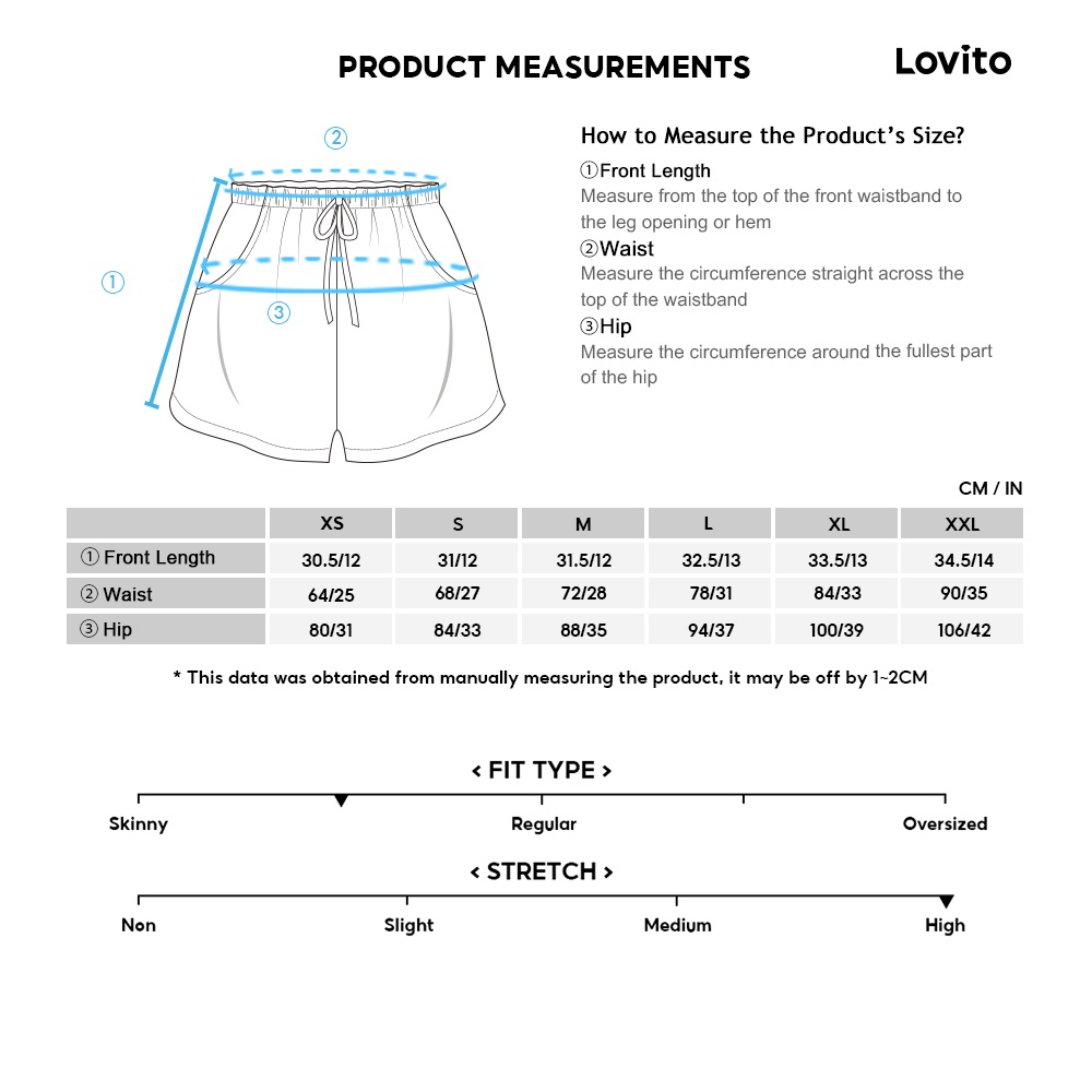 Quần short denim Lovito buộc dây màu trơn thường ngày cho nữ L61AD131 (Màu xanh lá quân đội)