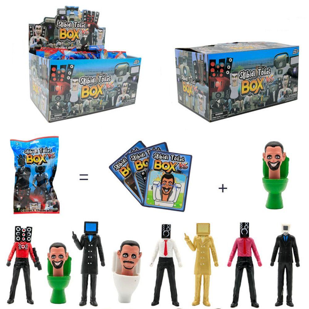 Bộ Sưu Tập Mô Hình toilet Tarosurevn skibidi series man Với Hộp Thẻ mini Bộ Sưu Tập Hoàn Chỉnh Làm Quà Tặng Cho Người Lớ