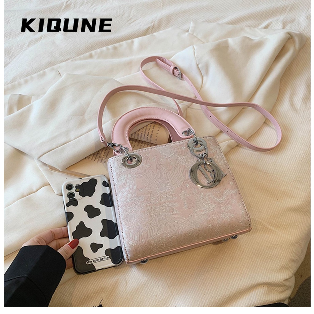 Túi xách đeo chéo KIQUNE GDJ23004NZ 41Z231009 phong cách ulzzang độc đáo thời trang 2023 dành cho nữ
