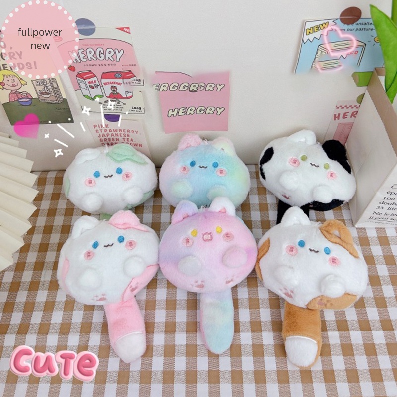 Fullpowernew Móc Khóa Hình Mèo Nhồi Bông Nhiều Màu Đáng Yêu Cho Bé vn