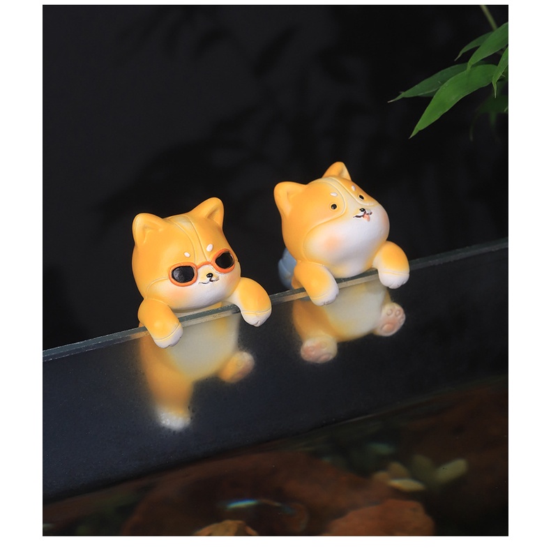 Xi Lanh Nhỏ Bằng Nhựa resin Họa Tiết Hoạt Hình Dễ Thương Trang Trí Sân Vườn