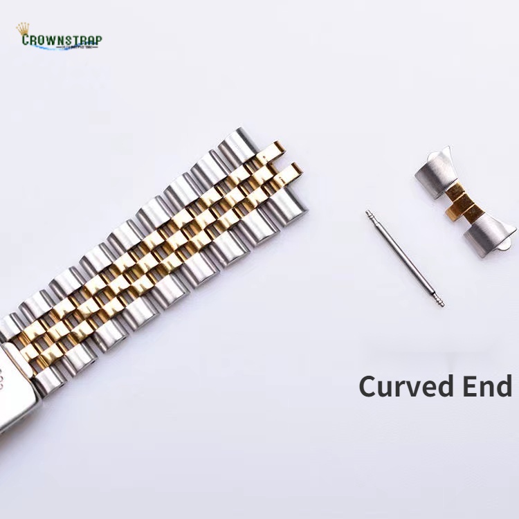 Dây Đồng Hồ Bằng Thép Không Gỉ 13mm / 17mm / 18mm / 19mm / 20mm / 21mm / 22mm Dành Cho Nam