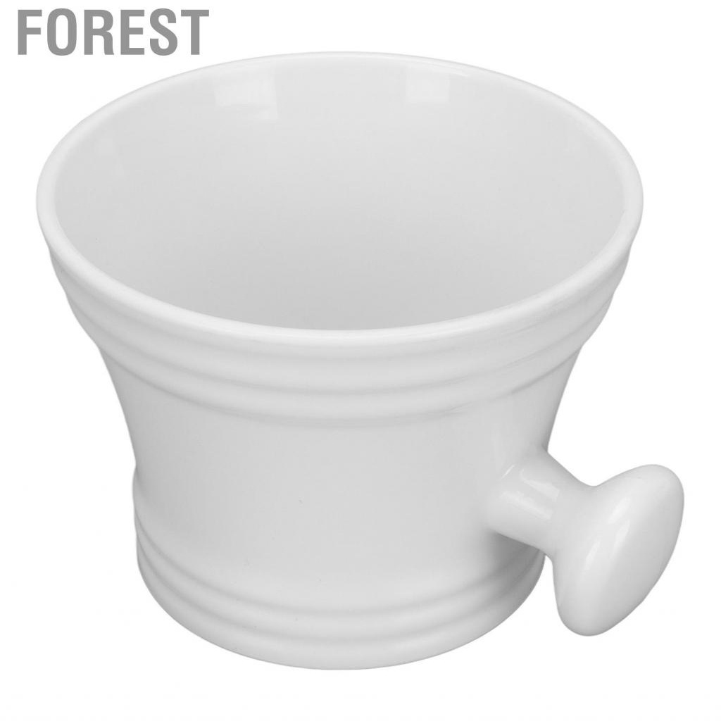 Forest Shaving Bowl Mug Luxurious Large  With Handle For Men
