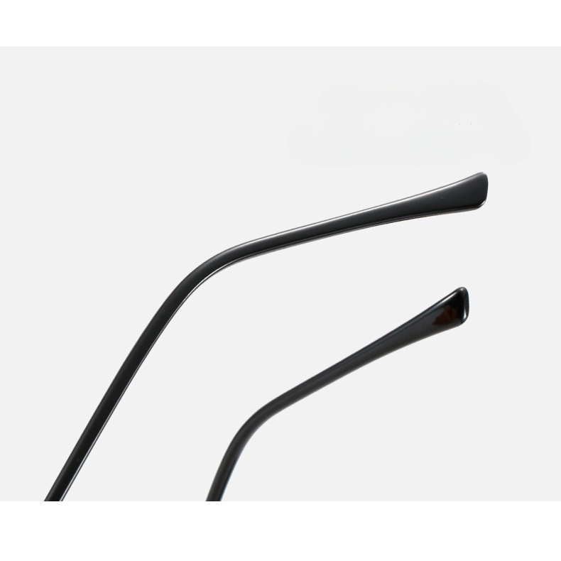 Mắt Kính Cận Thị Gọng Kim Loại 1 # - 0 ~ - 600 # - 600 # Dành Cho Nam Và Nữ