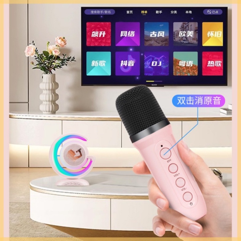 Loa karaoke ys-110 bluetooth Không Dây Hai Đầu Có Đèn Nhiều Màu Sắc Dùng Khi Đi Cắm Trại / Tiệc Cưới / Lễ Hội