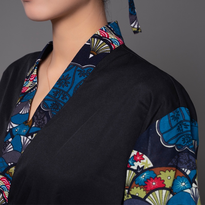 Áo Đầu Bếp Phong Cách Nhật Bản Cho Nam Nữ