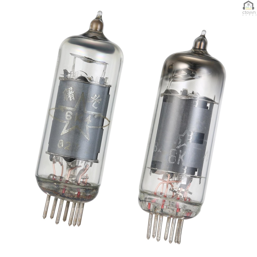 Bộ 2 Ống Van Chân Không 6k4 Thay Thế Cho 6K5 / 6K5W / 6zh1p / 6j1 / 6j1p / ef95