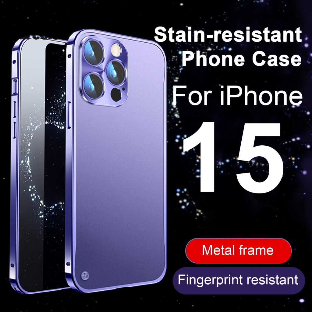 Ốp Điện Thoại Siêu Mỏng Trong Suốt Chống Sốc Chống Dấu Vân Tay Cho iphone 15