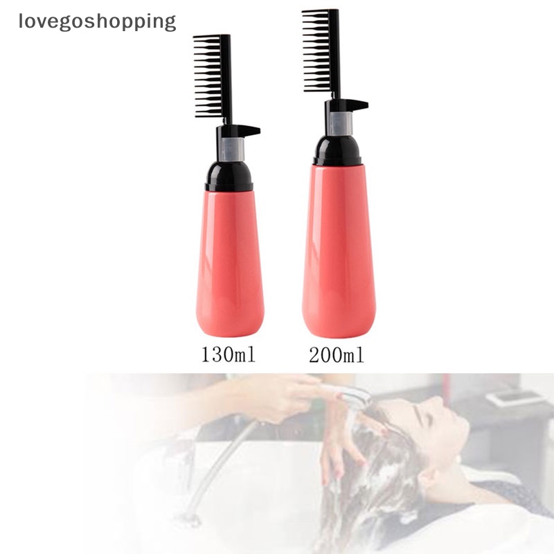 Bình Rỗng Đựng Thuốc Nhuộm Tóc lovegoshopping Kèm Lược Tiện Dụng