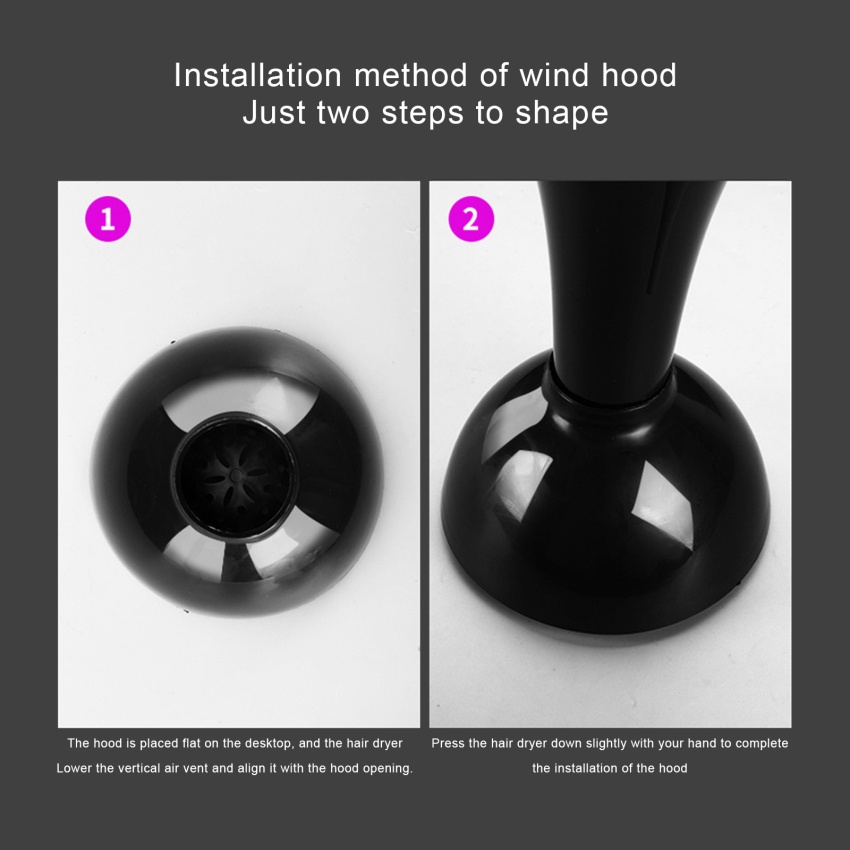 Máy Sấy Tóc Khuếch Tán Nhiệt Độ Cao Thời Trang Thông Dụng