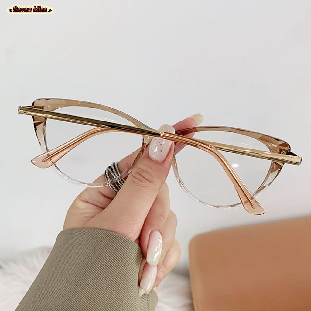 Kính Mát Mắt Mèo Gọng Kim Loại Chống Chói Mắt