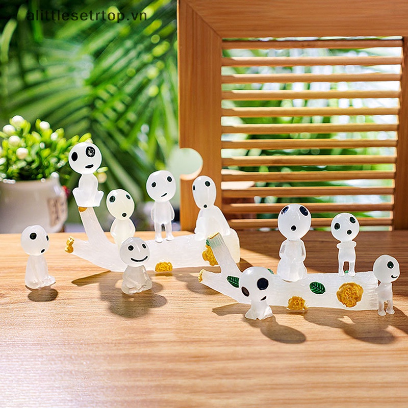Alittlesetrtop Đồ trang trí Cây Phát Sáng Trong Bóng Tối mini Trang Trí Tiểu Cảnh