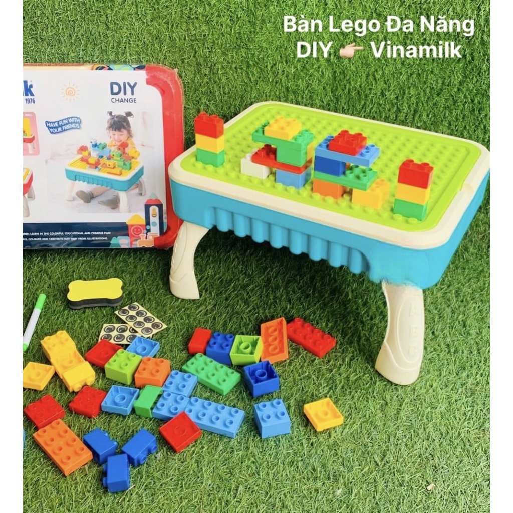 Bộ Bàn Học Lắp Ráp Lego HKM Vinamilk