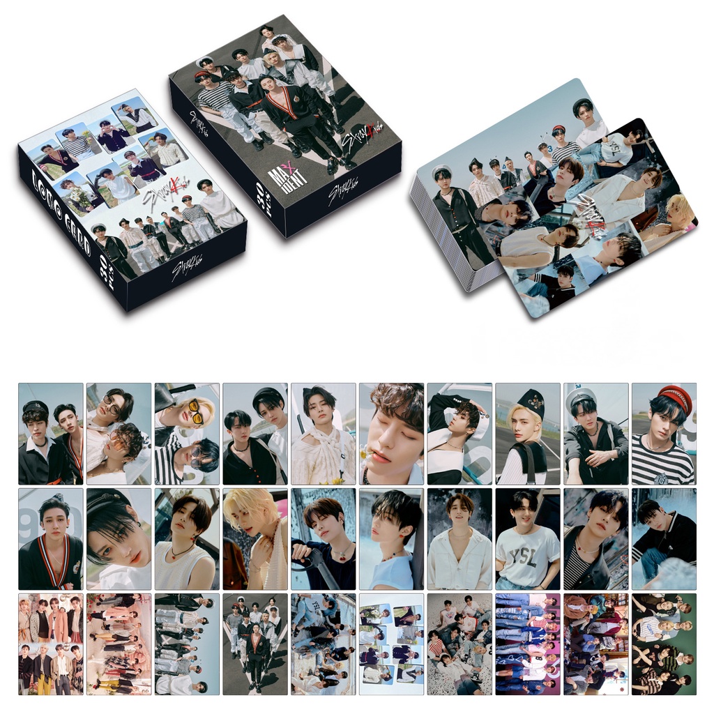 Hộp 30 Tấm Ảnh lomo Card felix i.n seungmin leeknow bangchan kpop straykids