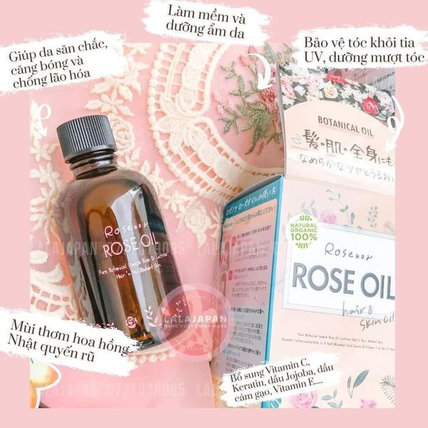 Dầu hoa hồng Rose Oil 60ml
