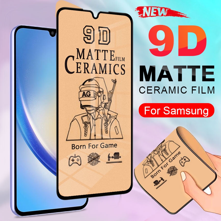 Kính cường lực 9D Toàn màn hình Điện thoại di động Phim bảo vệ bằng gốm Samsung A14 A13 A24 A34 A54 A04e S20 FE Note 10 Lite A71 A72 A73 A22 A32 A02s A12 A42 A21s A20s A03s A50s A31 A30s A10s A70s A01 A11 A13 A51 A52s A53 A33 A23