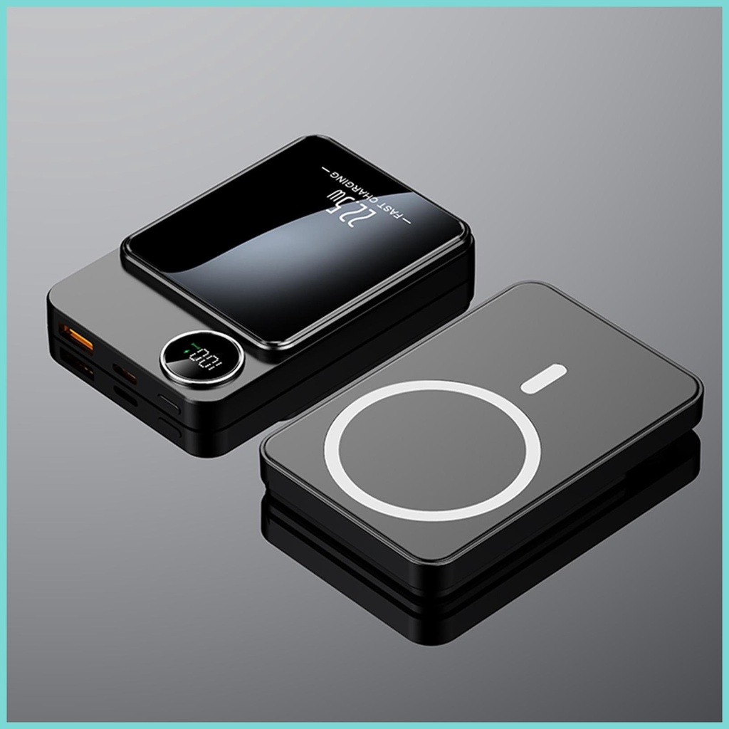 Sạc Dự Phòng Không Dây 22.5w 10000mah Màn Hình lcd Sạc Nhanh Cho Điện Thoại