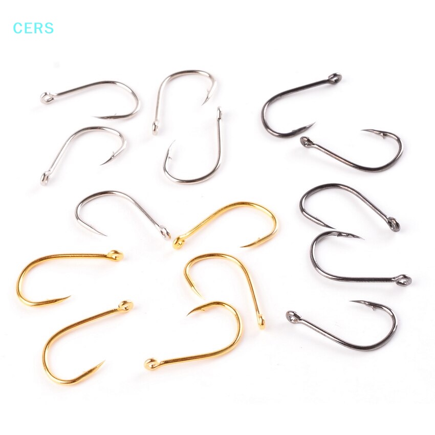 Bộ 100 Móc Câu Cá Bằng Thép carbon Chuyên Dụng