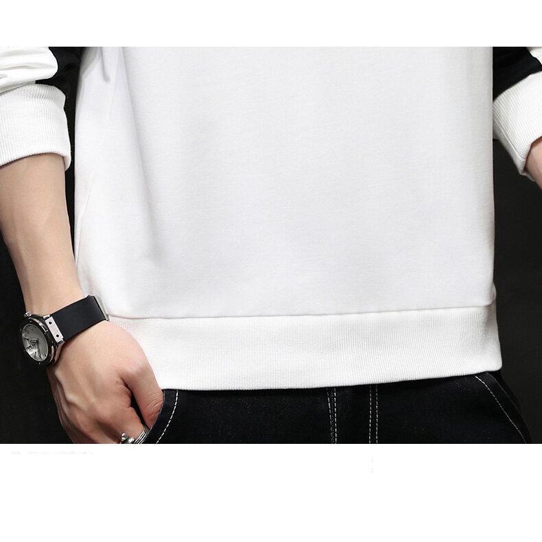 Áo Thun Tay Dài Cổ Tròn Dáng Ôm Thời Trang Xuân Thu Phong Cách Hàn Quốc size m-4xl Cho Nam