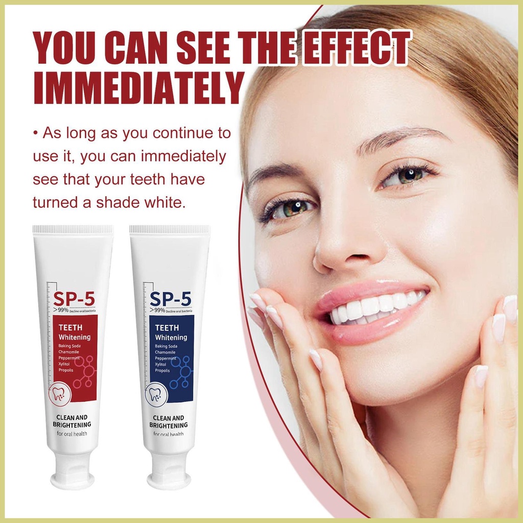 Kem Đánh Răng Làm Trắng Loại Bỏ Vết Bẩn Và Mùi Bạc Hà