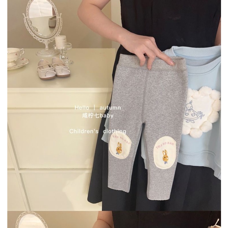 Áo Sweater Tay Dài Giữ Ấm Phong Cách Hàn Quốc Thời Trang Mùa Thu Cho Bé Gái