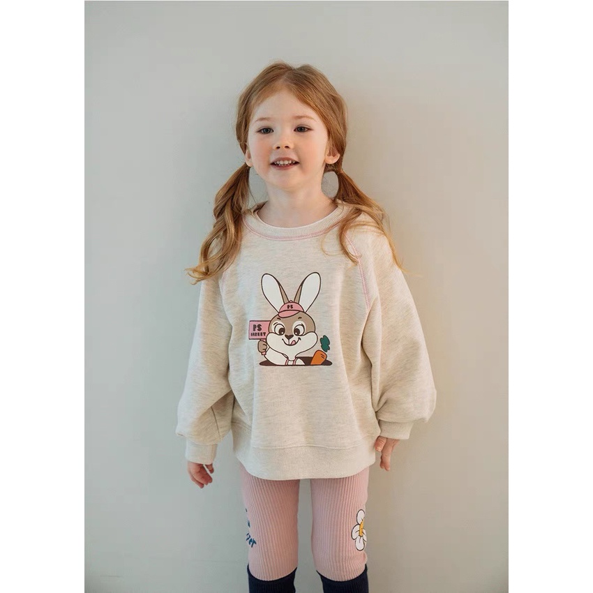 ✨MALINHKID✨BN072- Bộ nỉ legging THỎ CAROT trẻ e VNXK