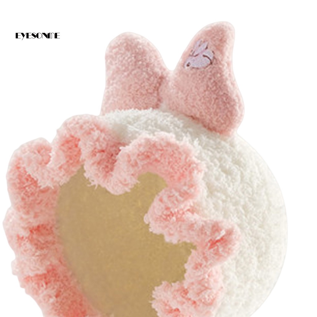 Nón beanie Màu Trơn Trang Trí Tai Thỏ Bông Hoạt Hình Bảo Vệ Tai Cho Bé Vào Mùa Đông