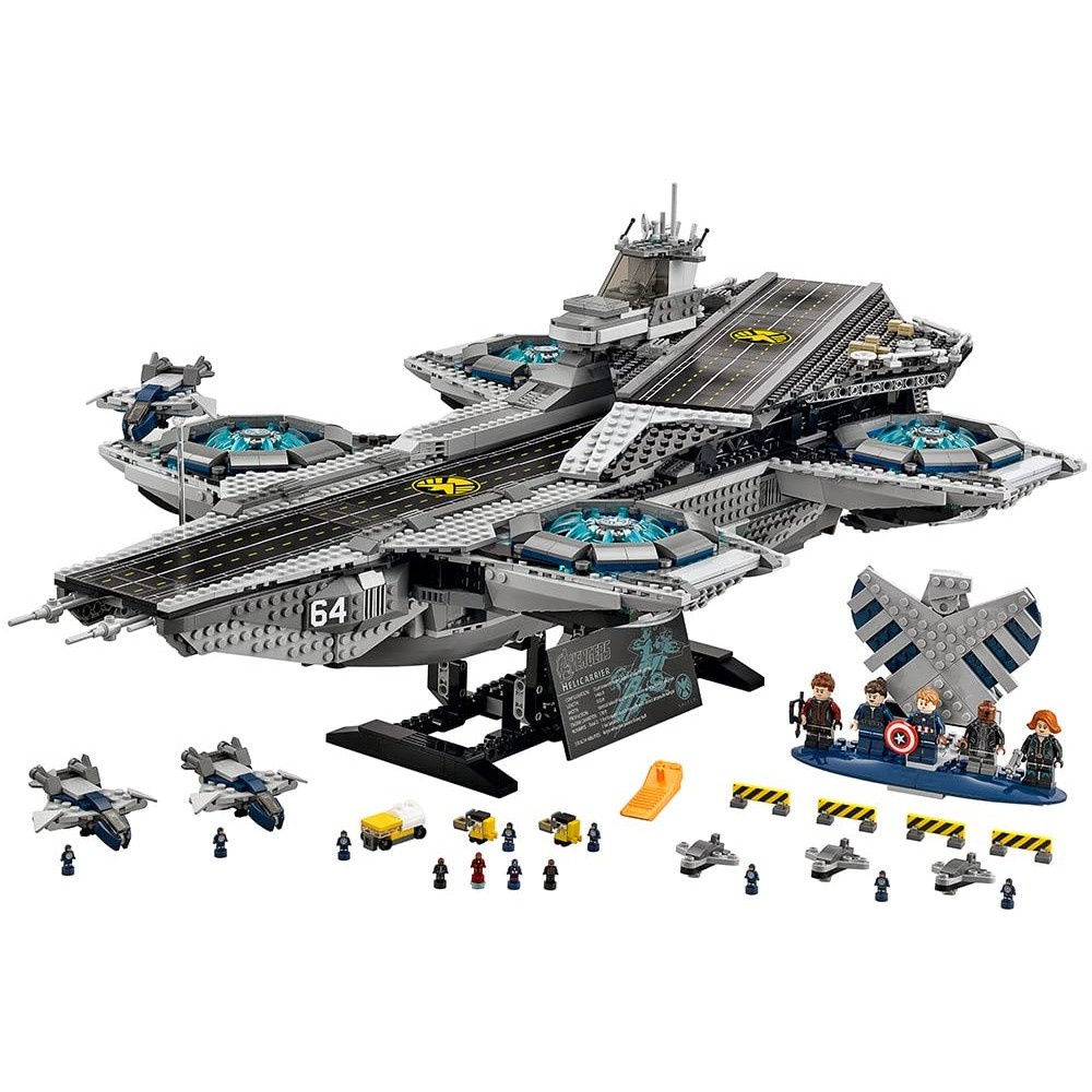 LEGO 76042 Super Heroes - Tàu sân bay LEGO SHIELDtặng ôtô tặng ô tô