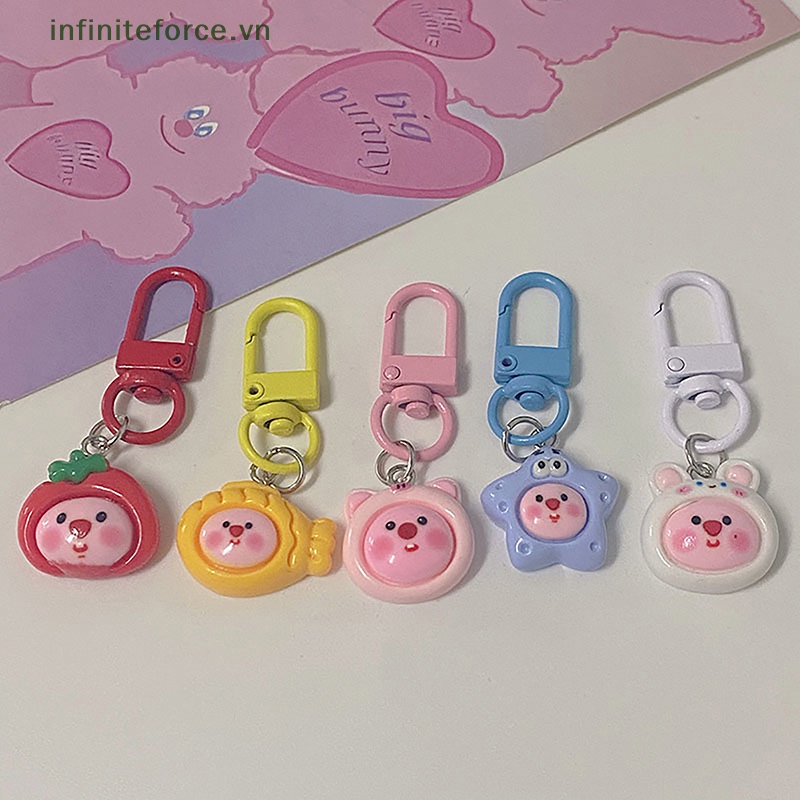 Móc Chìa Khóa / Ba Lô / Móc Khóa resin Đáng Yêu Sáng Tạo