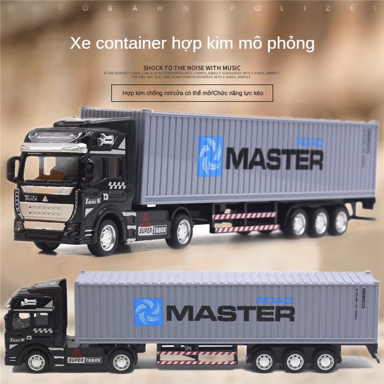Mô Hình Xe container Bằng Hợp Kim Cho Bé