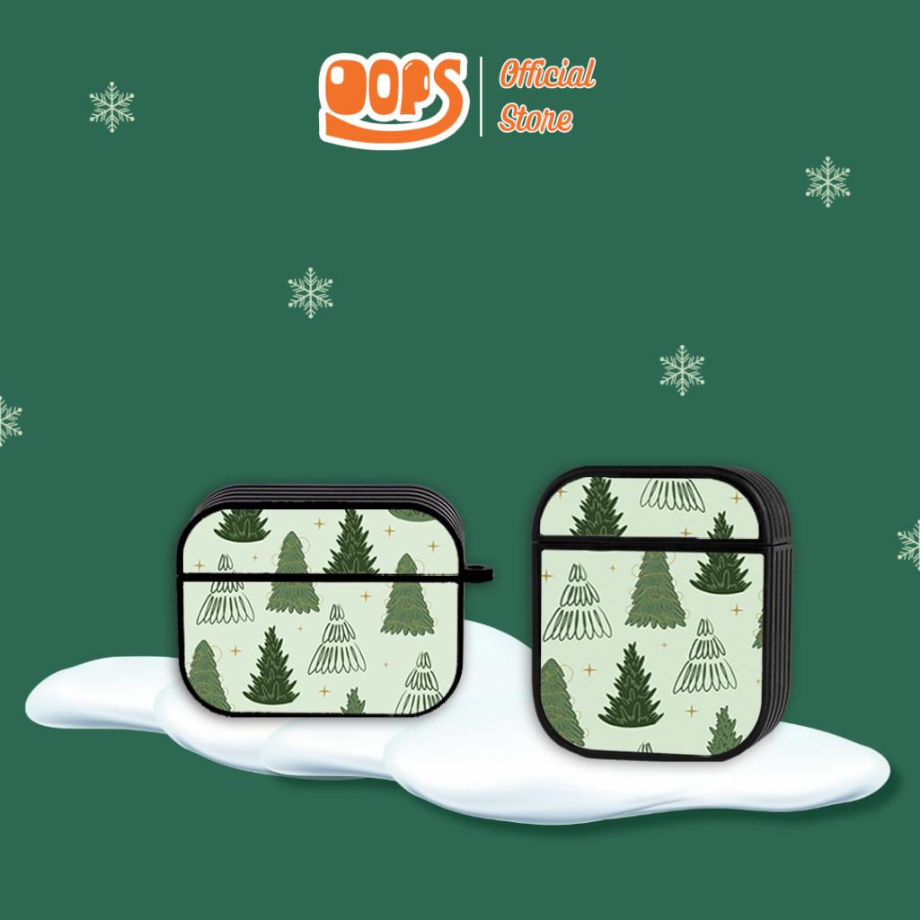 Case AirPods Noel bảo vệ hộp sạc tai nghe Oops in họa tiết Giáng Sinh OPAP075
