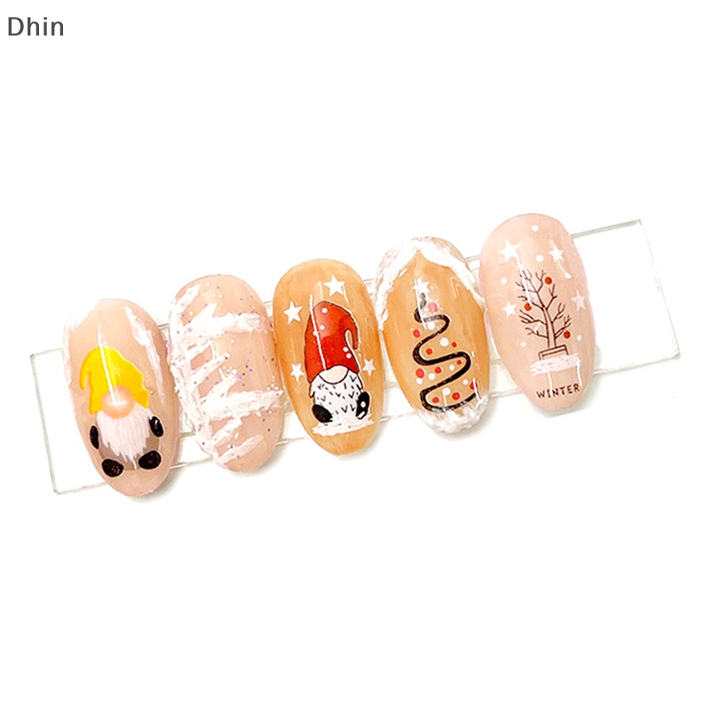 Miếng Dán Móng Tay 3d Chủ Đề Giáng Sinh Dễ Thương