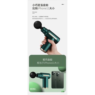Súng Massage Fascial Cầm Tay, Giúp Giảm Đau Vai Gáy - Máy Massage Mini Làm Giãn Căng Cơ - 4 Đầu, 6 Chế Độ 