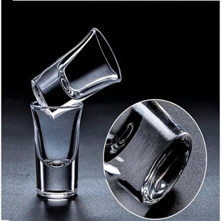Chén uống rượu thủy tinh đế dày cao cấp Deli Glassware 35ml