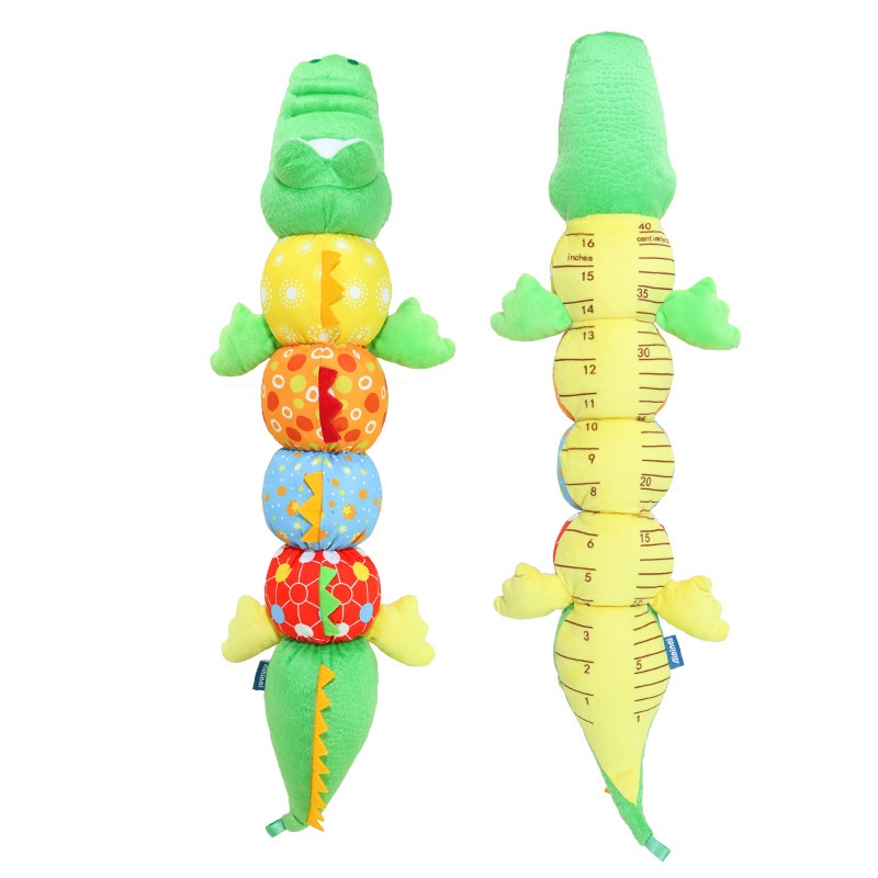 Đồ Chơi Nhồi Bông Đo Chiều Cao Hình Sâu Bướm Có Thước Đo Dành Cho Trẻ Sơ Sinh
