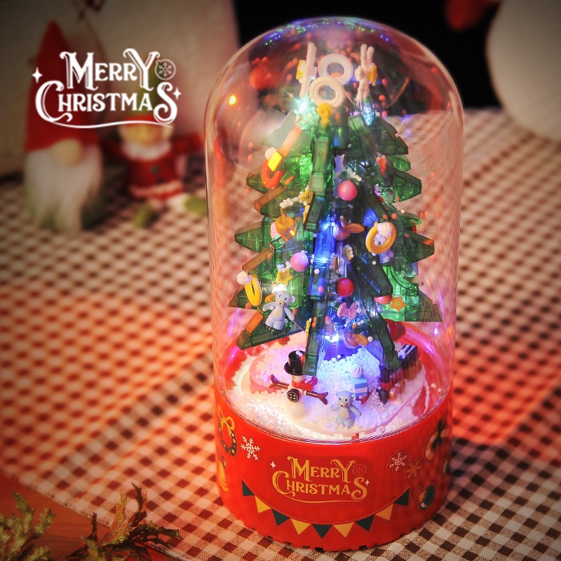 Khối Đồ Chơi Lắp Ráp Cây Thông Noel Phát Nhạc