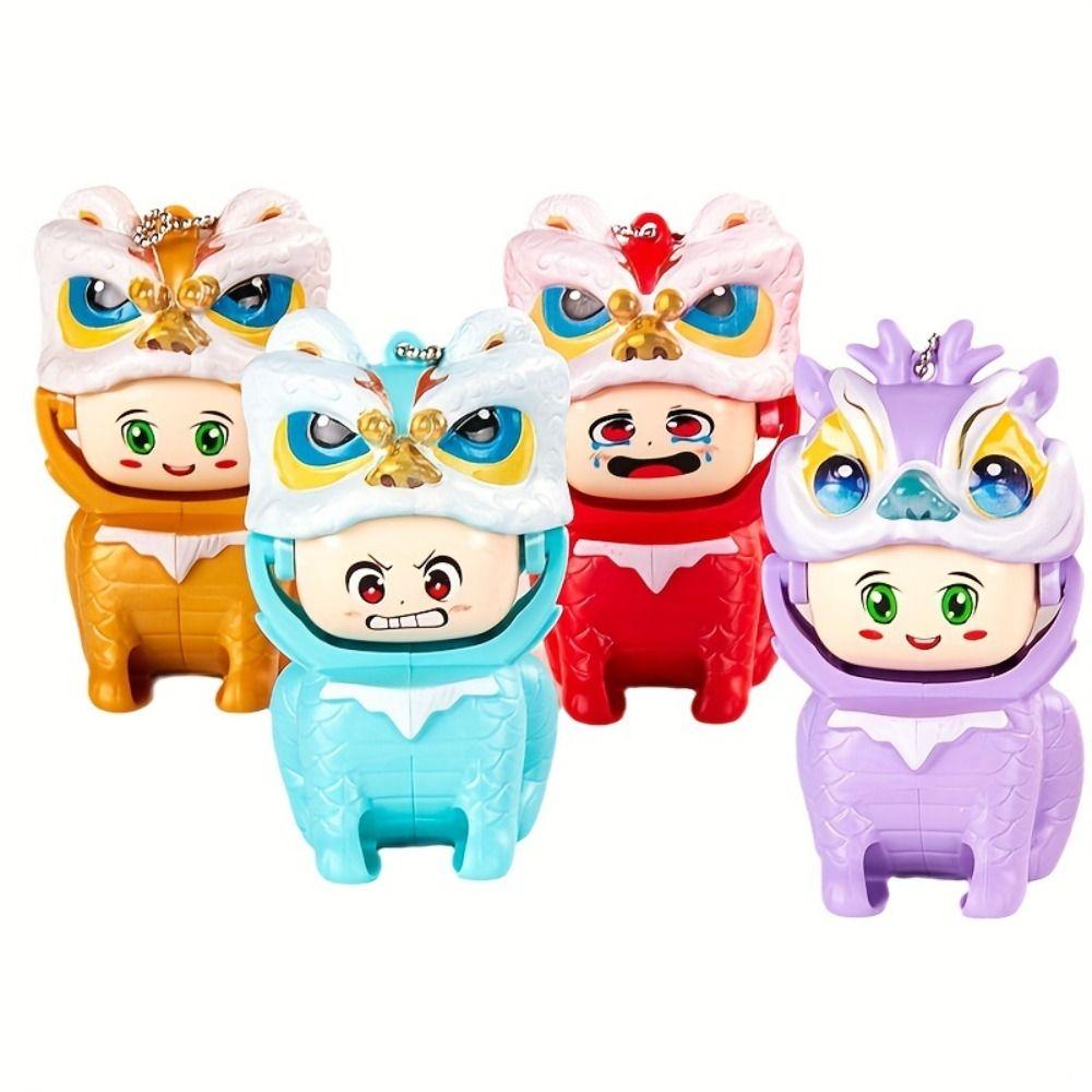 Quinton Búp Bê Thay Đổi Khuôn Mặt Sư Tử Đang Nhảy Múa Quà Tặng Sinh Nhật Mới